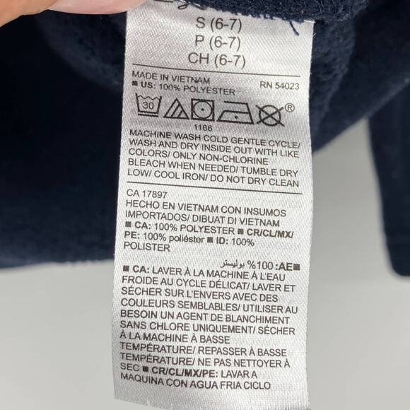 Old Navy Blue Knit Fleece Shawl Collar Button Long Sleeve Sweater Top Shirt - Picture 4 of 8